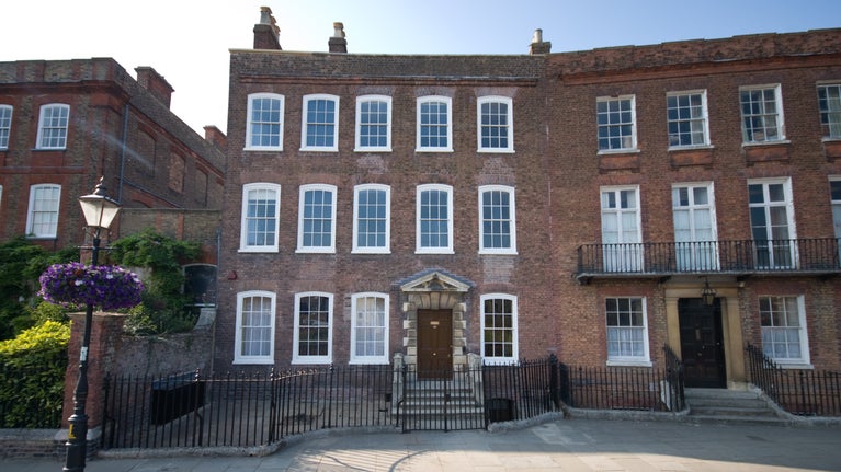 The front of Wainman House in Wisbech, Cambridgeshire